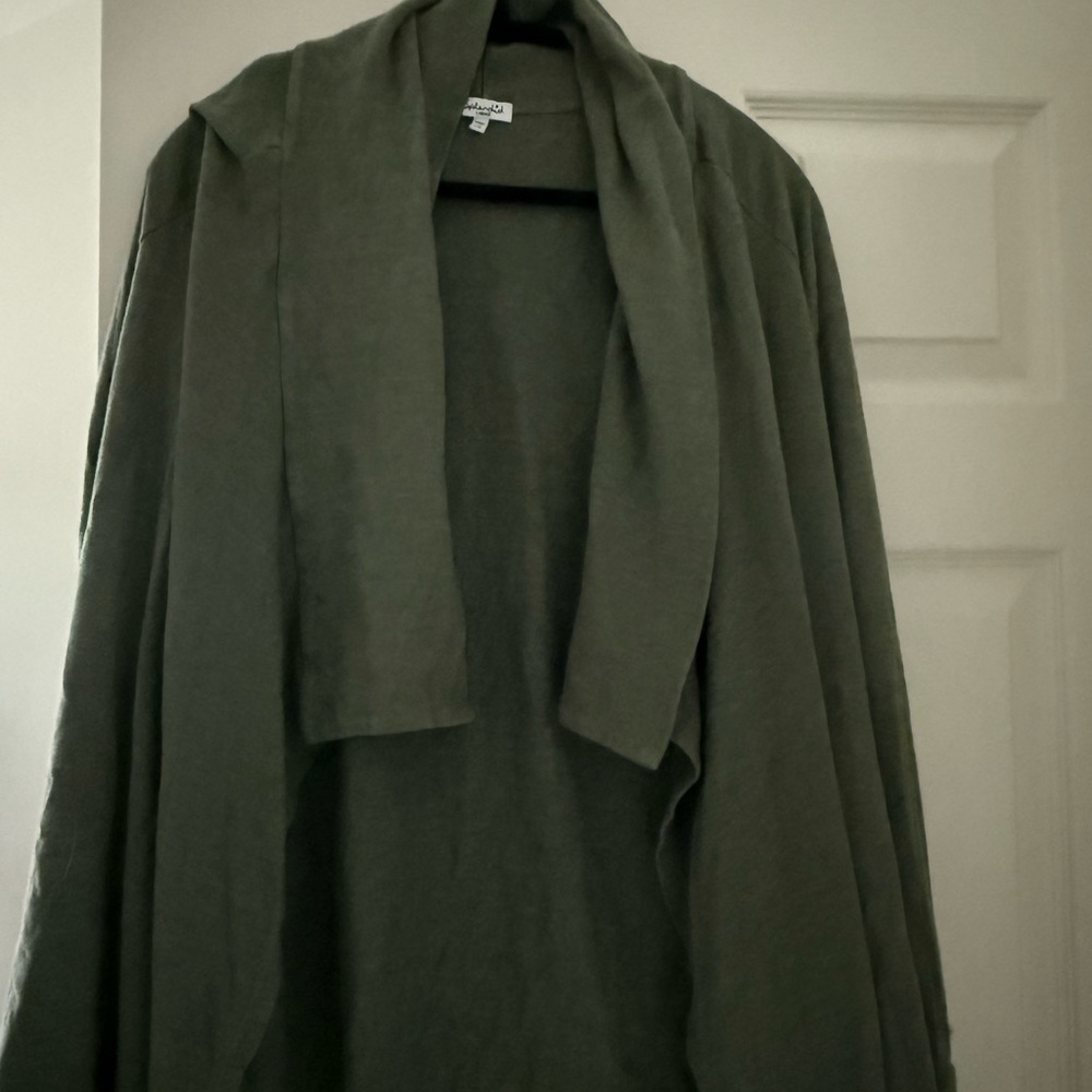 Splendid Sage Green Open Cardigan